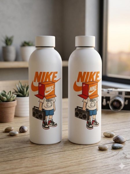 مطرة ثيرموس قصير Nike ابيض